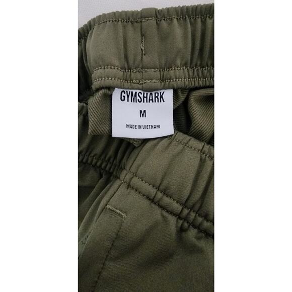 Gymshark Sport Jogger Sweatpants Men's M Green Lounge Gym Training Workout Slim - Picture 5 of 7